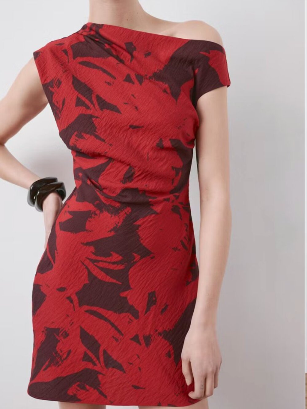 NWT Short Patterned Mango Dress